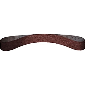 Abrasive belt CS 310 XF L.330mm W.10mm K.120 f.STA/INOX/NE corundum, 25 pieces