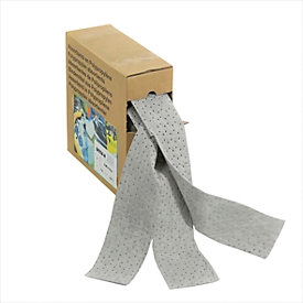 Absorbant, universel, L 15000 x l 400 mm, gris, 1 pièce