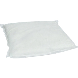 Absorbent pad, highly oil-binding, W 250 x L 250 mm, for 62.4 l, 25 pcs., white