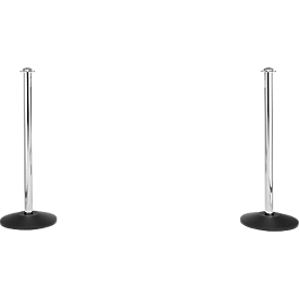 Absperrpfosten Basic, 2 teilig