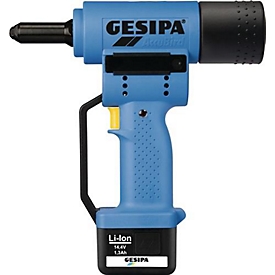 AccuBird® 7-delig klinkgereedschap 10000 N in kunststof koffer GESIPA