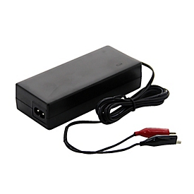 Acculader voor CEMO elektrische pompen, 100 - 240 V, uitgang 14,4 V - 3 A, met krokodilklemmen
