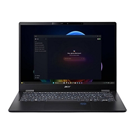 Acer TravelMate P6 14 AI TMP614-54-TCO - 180°-Scharnierdesign - Intel Core Ultra 5 226V / 2.1 GHz - Intel Evo vPro Enterprise Platform - Win 11 Pro - Arc Graphics 130V - 16 GB RAM - 512 GB SSD NVMe, QLC - 35.6 cm (14")