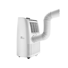 Acondicionador de aire móvil De'Longhi PAC EX100 Sistema silencioso de aire a aire, hasta 2,5 kW de capacidad de refrigeración, máx. 350 m³/h