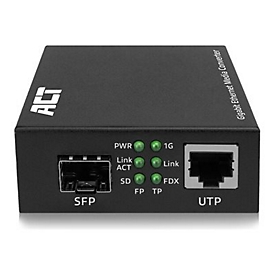 ACT AC4451 - Medienkonverter - SFP - 1000Base-T x 1 + SFP (mini-GBIC)