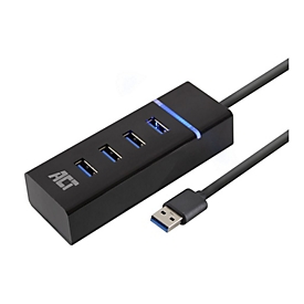 ACT Hub - mit An-/Aus-Schalter - 4 x USB 3.2 Gen 1