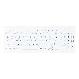 Active Key AK-CB7012F - Tastatur - Desinfektionstuch - hinterleuchtet - rack-montierbar - USB
