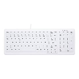 Active Key MedicalKey AK-C7000 - Tastatur - waschbar - USB - Französisch - weiß