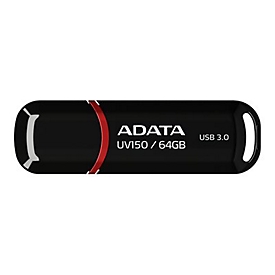 ADATA DashDrive UV150 - USB-Flash-Laufwerk - 64 GB - USB 3.0 - Schwarz