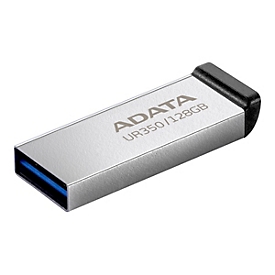 ADATA UR350 - USB-Flash-Laufwerk - 128 GB - USB 3.2 Gen 1 - Schwarz, Nickel