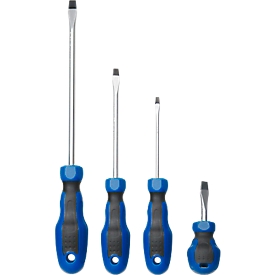 ADB schroevendraaierset, 9-delig, sleuf en kruiskop, incl. schuimrubberen inzet, L 400 x B 190 x H 35 mm