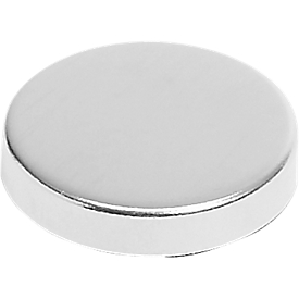 Adhesive magnets, metal, 10 pieces