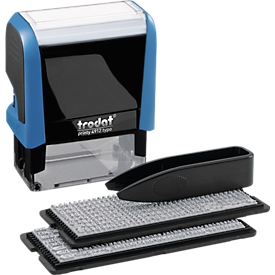 Adresstempel voor eigen teksten trodat® Typo 4912