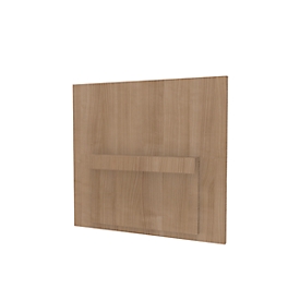Afscherming voor balie C, B 670 × D 30 × H 620 mm, schuifbaar, voor meer privacy, , kersen-Romana
