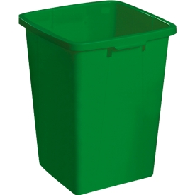 Afvalbak zonder deksel, 90 liter, groen