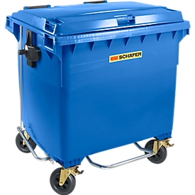 Afvalcontainer MGB 660 FDP, kunststof, 660 l, blauw