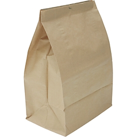 Afvalzak voor IDEAL 2604 & 3104 papiervernietigers, vouwbaar & recyclebaar, volume 90 l, kraftpapier, 5 stuks