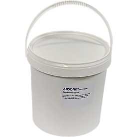 Aglutinante ABSO`NET MULTISORB tipo III R, aglutina hasta 26 l por saco, granulación 0,6-3,44 mm, cubo con 10 l, aglutina hasta 8,5 l por cubo