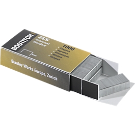 Agrafes 24/6, pour agrafeuse B440/440LR/B3000/B3100, 1000 p.