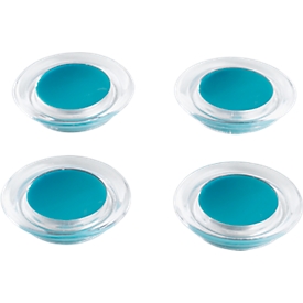 Aimants design colorés, 4 p., bleu