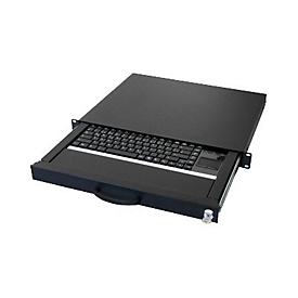Aixcase AIX-19K1UKDETP-B - Tastatur - rack-montierbar