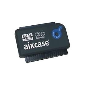 Aixcase blackline AIX-BLUSB3SI-PS - Speicher-Controller mit OneTouchEasy-Button (OTB)