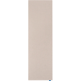 Akoestisch prikbord Wall Up, absorptieklasse B, dikte 20 mm, textiel &amp; recyclage PET, beige, B 595 x H 2000 mm