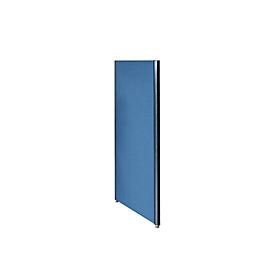 Akoestische scheidingswand systeem aluminium klittenband, 1600 x 1250 mm, conform DIN EN ISO 354, combineerbaar, donkerblauw/antracietgrijs RAL 7016