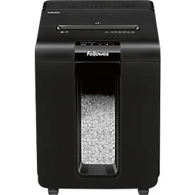 Aktenvernichter Fellowes® AutoMax 100M, Vollautomatik, Mini-Partikelschnitt 4 x 10 mm, P-4, 23 l, 9-100 Blatt Schnittleistung, schwarz