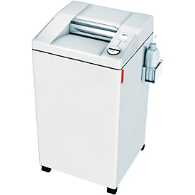 Aktenvernichter Ideal 2604 CC, Partikelschnitt 4 x 40 mm, P-4, 100 l, 21-27 Blatt Schnittleistung, mit Öleinspritzung