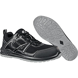 ALBATROS Sicherheitsschuh RIDER BLACK LOW, S1P ESD SRC, Gr. 46, Carbon-Mesh, Fiberglaskappe, schwarz