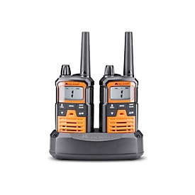 Albrecht Midland XT70 PRO - Hobby & Work - tragbar - Zwei-Wege Funkgerät - PMR/LPD - 446.00625 - 446.19375 MHz - 101 Kanäle - orange (Packung mit 2)