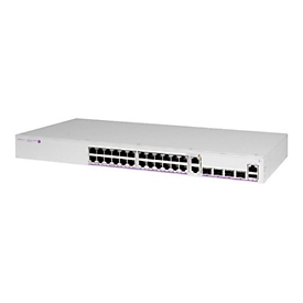 Alcatel Lucent OmniSwitch 6360-24 - Switch - L3 - managed - 24 x 10/100/1000 + 2 x Combo Gigabit Ethernet/Gigabit SFP + 2 x 10 Gigabit SFP+ (Uplink)