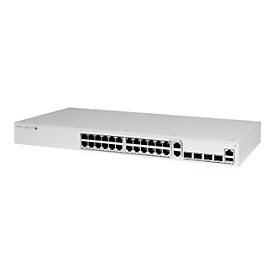 Alcatel-Lucent OmniSwitch 6360-P24 - Switch - L3 - managed - 24 x 10/100/1000 (PoE+) + 2 x 10/100/1000 + 2 x 10 Gigabit SFP+ (Uplink) - an Rack montierbar