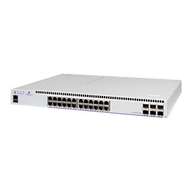 Alcatel Lucent OmniSwitch 6560-24X4 - Switch - L3 - managed - 24 x 10/100/1000 + 2 x 1000Base-X + 4 x 1 Gigabit / 10 Gigabit SFP+ (Uplink / Stacking)