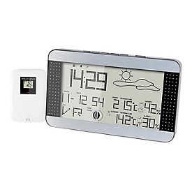 Alecto WS-1700 - Wetterstation - Schwarz/Silber