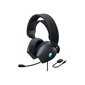 Alienware Gaming Headset AW520H - Headset - ohrumschließend - kabelgebunden - USB, 3,5 mm Stecker - Dark Side of the Moon