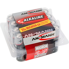 Alkaline Batterien Mignon AA/LR6, 1,5 V, 20 Stück