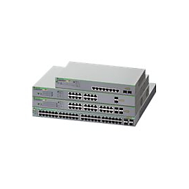 Allied Telesis AT GS950/28PS V2 - Switch - Smart - 24 x 10/100/1000 (PoE+) + 4 x 1000Base-X - Desktop, an Rack montierbar, wandmontierbar - PoE+ (185 W)