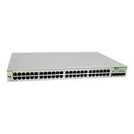 Allied Telesis AT GS950/48 WebSmart Switch - Switch - managed - 48 x 10/100/1000 + 4 x Shared SFP - Desktop