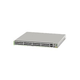 Allied Telesis AT GS980M/52 - Switch - managed - 48 x 10/100/1000 + 4 x Gigabit SFP - Desktop, an Rack montierbar, wandmontierbar