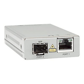 Allied Telesis AT MMC2000/SP - Medienkonverter - 1GbE - 10Base-T, 1000Base-X, 100Base-TX, 100Base-X, 1000Base-T - RJ-45 / SFP (mini-GBIC)