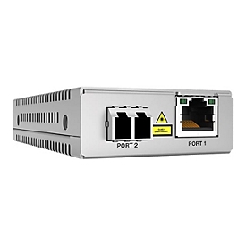 Allied Telesis AT MMC2000LX/LC - Medienkonverter - 1GbE - 1000Base-LX, 1000Base-X - RJ-45 / LC Single-Modus - bis zu 10 km