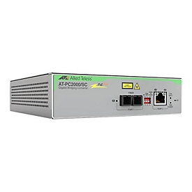 Allied Telesis AT-PC2000/SC - Medienkonverter - 10Mb LAN, 100Mb LAN, GigE