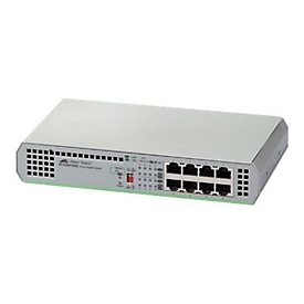 Allied Telesis CentreCOM AT-GS910/8 - Switch - 8 x 10/100/1000 - Desktop