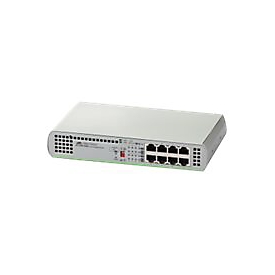 Allied Telesis CentreCOM AT-GS910/8E - Switch - 8 x 10/100/1000 - Desktop
