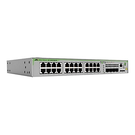 Allied Telesis CentreCOM AT-GS970M/28 - Switch - L3 - managed - 24 x 10/100/1000 + 4 x SFP (mini-GBIC) (Uplink) - Desktop