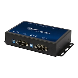 ALLNET ALL-SDS102v2 - Medienkonverter - RS-232, RS-422, RS-485, 100Mb LAN - Serial RS-232, seriell RS-422, serielles RS-485, 10/100Base-TX - 2 x 9-poliger D-Sub (DB-9)