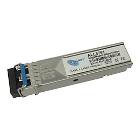 ALLNET ALL4751 - SFP (Mini-GBIC)-Transceiver-Modul - 1GbE, Fibre Channel - 1000Base-LX - LC Single-Modus - bis zu 10 km