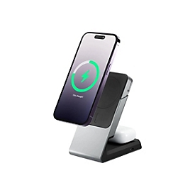 Alogic Matrix - Kabelloses Ladegerät - 2-in-1 - 15 Watt (magnetisch)